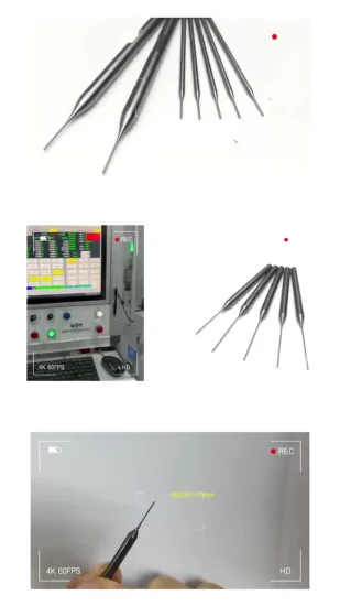 Tiain Coatting Tungsten Carbide End Mill Cutter Four Flutes GM-4e-D8.0/D10.0/D12.0